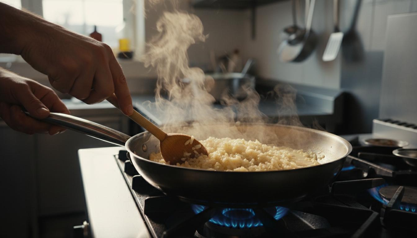 Während des Kochens