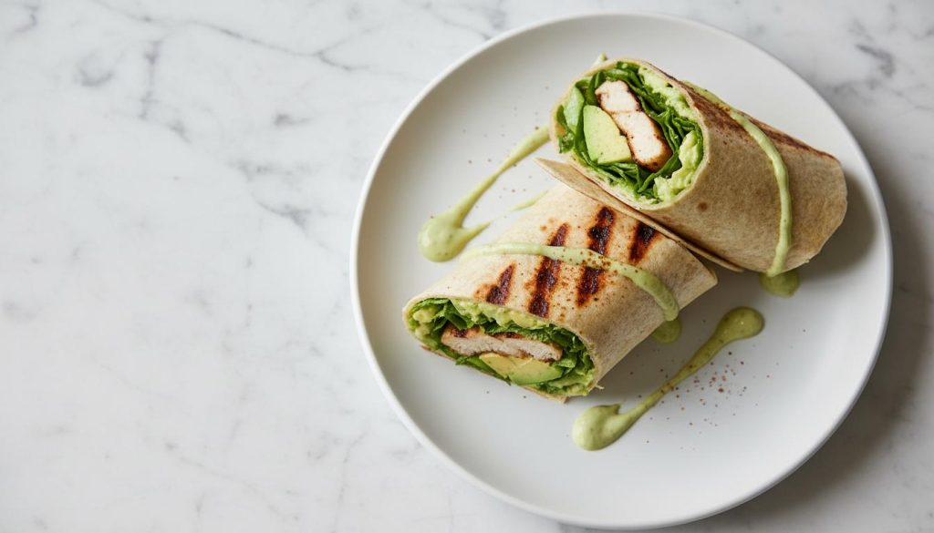 Hähnchen-Avocado-Wraps