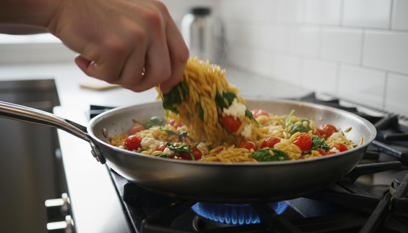 Während des Kochens